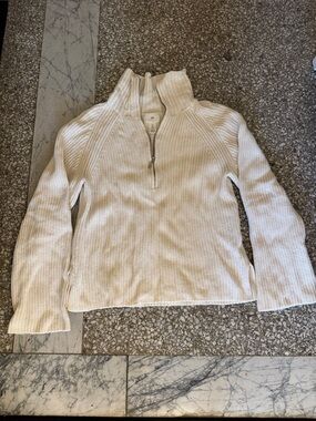 H&M Rib-knit Half-zip Sweater